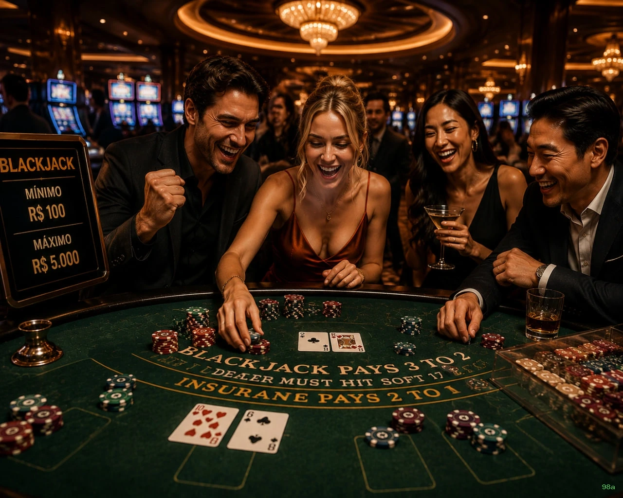 Blackjack ao vivo - Mesas VIP com dealers profissionais