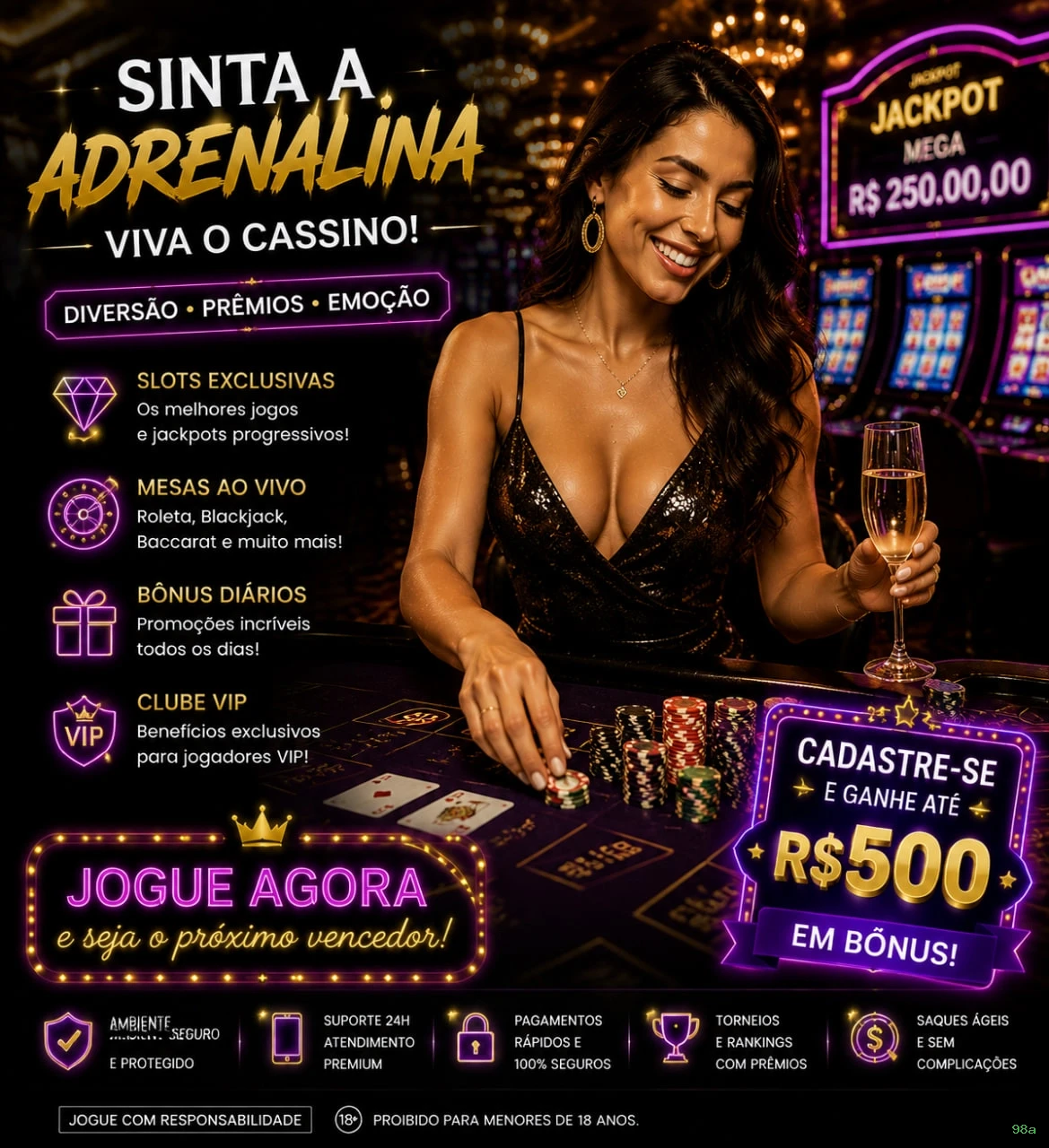 Siga a 98a no Facebook
